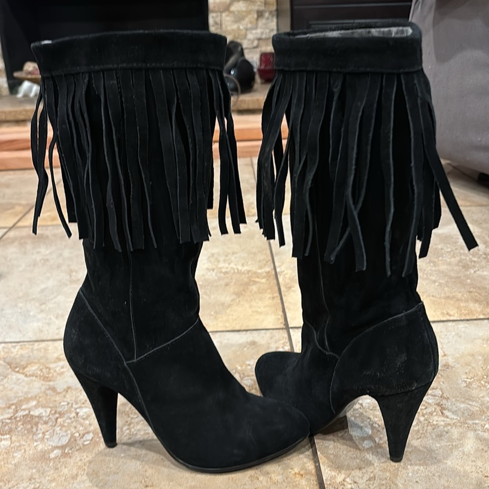 Fiona Leather Suede Tall boots size 6